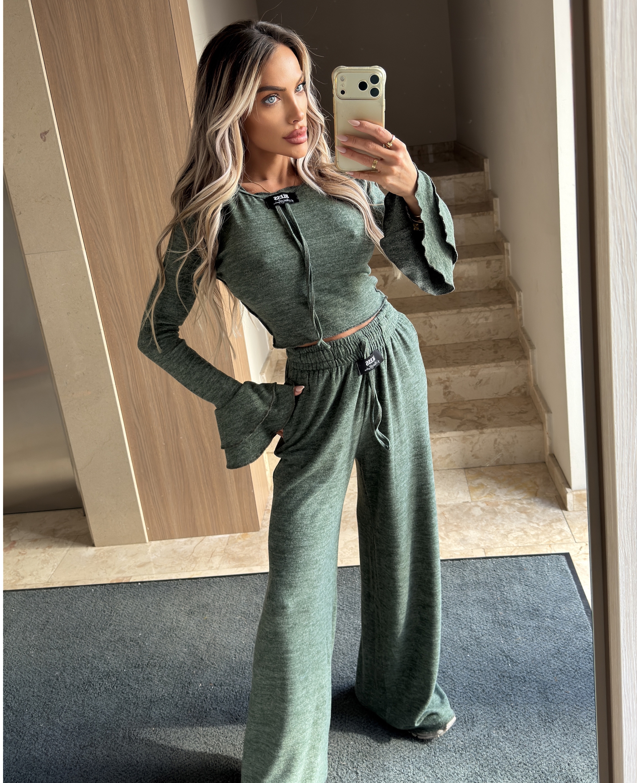Olive green Lounge Set - Image 3